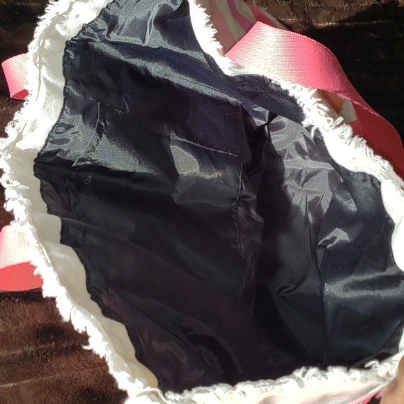 Victorias Secret Beach Weekender Tote with Pom Pom - Picture 13 of 16